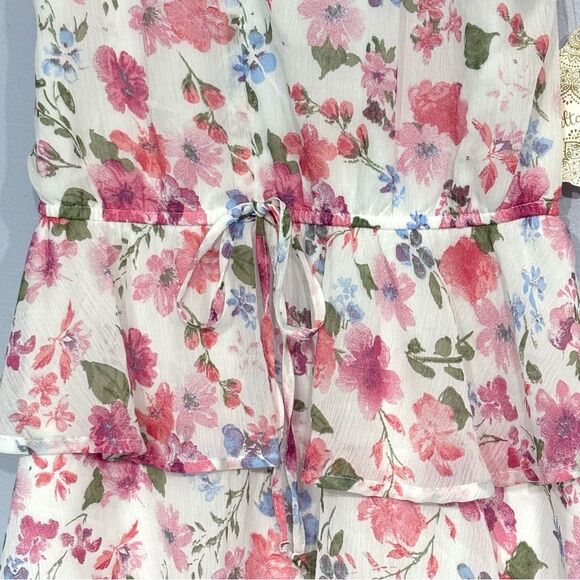 Altar’d State | Women’s NWT White Floral Halter Dress Size XL - Picture 5 of 14
